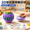 Best-selling spinning top press ball for stress relief, fingertip spinning top, office stress-relieving, educational and fun children's toy gift details Picture